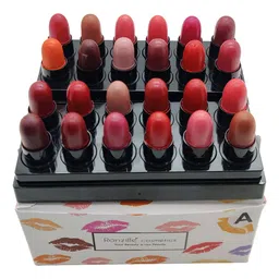 Ronzille Set of 24 Multi Matte Bullet Mini Lipstick-55