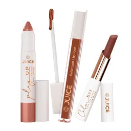 JUICE Set Of 3 Color Luxe Color Max Play Up Lipstick -7.8 g -Shade- 02- 02- 02-0