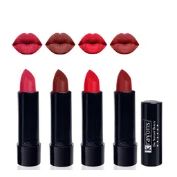 krayons Set Of 4 Cute Pop Waterproof & Moisturizing Matte Lipsticks - 3.5 g Each-image-67