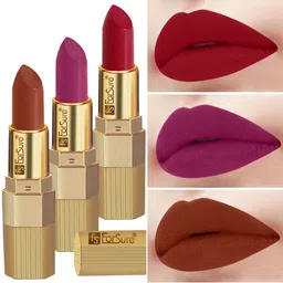 ForSure Women  Set Of 3 Long Lasting Matte Lipsticks 3.5 gm Each-12