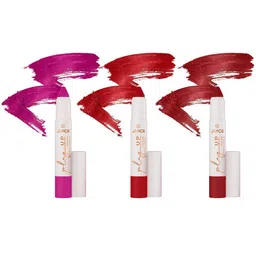 JUICE Play Up Set Of 3 Transfer Proof Lip Crayon - 9 g Each - MCR07 - MCR09 - MCR11-1