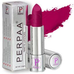 PERPAA Set of 2 Push Button Matte Lipstick 3.5g each - Matte Magenta 158 & Matte Brown 167-17