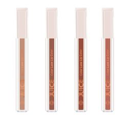 JUICE Set Of 4 Color Luxe Long Lasting SPF 15 Liquid Lipstick With Bio Retinol- 2.5ml Each-14