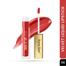 Seven Seas Touch N Try Velvet Matte Waterproof Liquid Lipstick - 4 ml - Shade 116-14
