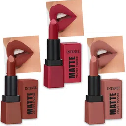 PERPAA Sensational Matte Intense Velvet Touche Set Of 3 Lipsticks - 3.5 gm Each-48