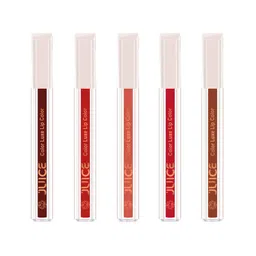 JUICE Set Of 5 Color Luxe Long Lasting SPF 15 Liquid Lipstick With Bio Retinol- 2.5ml Each-11
