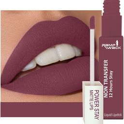 Ramp Walk Powerstay Non-Transfer 12-Hour Long Lasting Liquid Lipstick- 5 ml- Mauve- 23-54