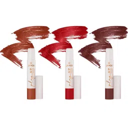 JUICE Play Up Set Of 3 Transfer Proof Lip Crayon - 9 g Each - MCR04- MCR11- MCR03-27