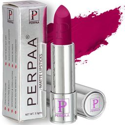 PERPAA Set of 2 Push Button Matte Lipstick 3.5g each- Magenta 158 & Pink 175 image 3
