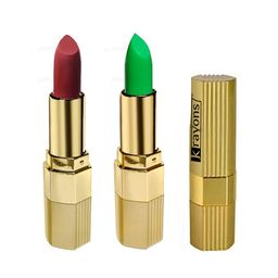 krayons Set of 2 Desire Matte Lipstick 3.5 g each - Garnet Red 304 & Magic Pink 305-22