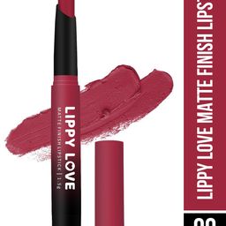 Hilary Rhoda Lippy Love Matte Finish Lipstick With Vitamin E - 1.5 g - Bright It Pink 09-image-46
