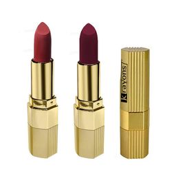 krayons Set of 2 Desire Matte Lipstick 3.5 g each - Garnet Red 304 & Cherry Love 307-19