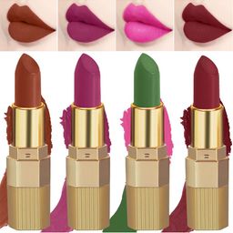 PERPAA Set of 4 Xpression Weightless Matte Long-Lasting Waterproof Lipsticks 3.5 g Each - Rust Brown 301 - Magenta 302 - Maroon 304 -Natural Pink 305-14