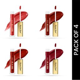 Seven Seas Touch N Try Set Of 4 Velvet Matte Liquid Lipstick- 4 ml Each - 16- 17- 18- 19-2
