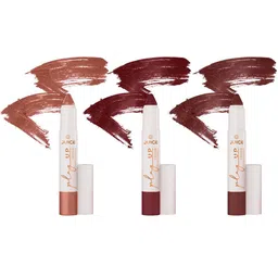 JUICE Set Of 3 Play Up Long Lasting Lip Crayon With Vitamin E - 9 g Each -M01 - M12 - M04-29
