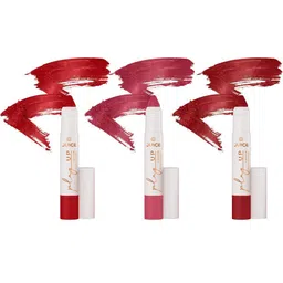 JUICE Set Of 3 Play Up Transfer Proof Lip Crayon Lipstick - 9 g Each - MCR06 MCR09 MCR11-42