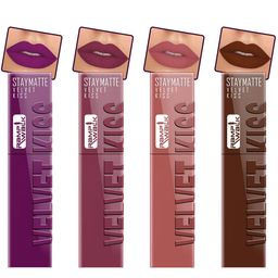 Ramp Walk Velvet Kiss Set Of 4 Matte Liquid Lipstick- 3.5 ml Each - Shade - 3 - 4 - 5 - 7-33
