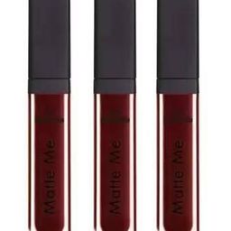 SUNISA Set Of 3 Matte Me Liquid Lipsticks - 25 ml Each - Maroon-20