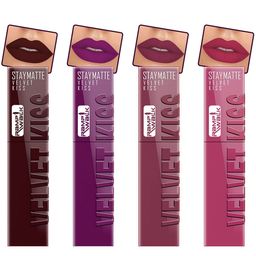 Ramp Walk Velvet Kiss Set Of 4 Matte Liquid Lipstick- 3.5 ml Each- Shade- 2 - 3 - 4 - 10-10