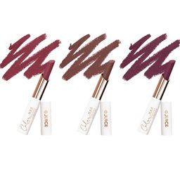 JUICE Set Of 3 Color Max Non Transfer Lipstick- Shade- M01- M12- M13-13