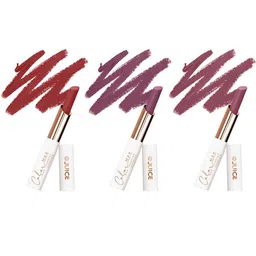 JUICE Set Of 3 Color Max Non Transfer Lipstick- Shade- M03- M16- M17-18