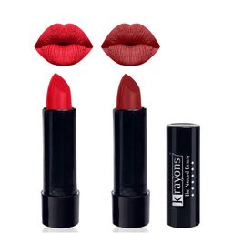 krayons The Natural Beauty Set Of 2 Matte Lipsticks - Orange Crush 173 & Signal Red 196-49