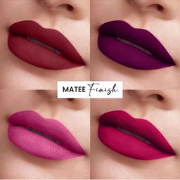 Seven Seas Touch N Try Set Of 4 Velvet Matte Liquid Lipstick - 4ml Each- 01 - 02 - 03 - 04 image 5