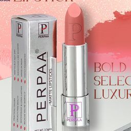PERPAA Set of 2 Push Button Matte Lipstick 3.5g each - Matte Maroon 156 & Matte Nude 162 image 4