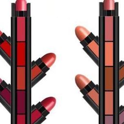 SUNISA Set Of 2 5 In 1 Forever Enrich Matte Lipstick- 3g Each - Red & Nude Edition image 2
