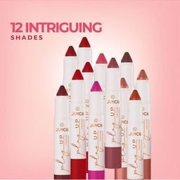 JUICE Set Of 4 Play Up Color Luxe Color Max Long Lasting Lipstick-11.8g-M02-MCR11-M07- M23 image 3
