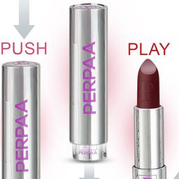 PERPAA Set of 2 Push Button Matte Lipstick 3.5g each - Matte Maroon 156 & Matte Red 196 image 2