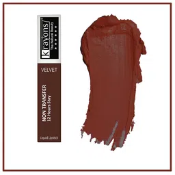 krayons Set of 3 Power Stay Non-Transfer 12 Hours Stay   Matte Liquid Lipsticks 4 ml Each-Mauve Glaze 23 - Caramel 16 - Maroon Magic 09 image 5