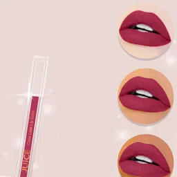 JUICE Set Of 4 Color Luxe Long Lasting SPF 15 Liquid Lipstick With Bio Retinol- 2.5ml Each image 4
