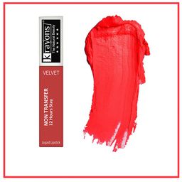 krayons Set of 3 Power Stay Non-Transfer 12 Hours Stay   Matte Liquid Lipsticks 4 ml Each-Caramel 16 - Pink Glam 10 - Burnt Orange 01 image 4