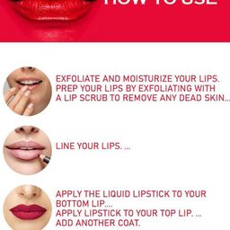 TILKOR Set Of 8 Transfer Proof Hydrating Matte Liquid Lipstick - 2 ml Each image 2