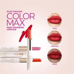 JUICE Set Of 3 Color Max Non-Transfer Lipsticks - M02 - M19 - M20 image 2