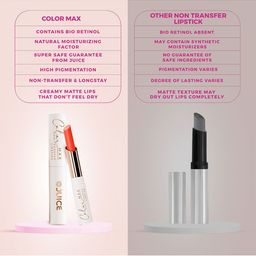 JUICE Set Of 3 Play Up Color Luxe Color Max Long Lasting Lipsticks- 7.8 g-MCR08- M08 - M08 image 3