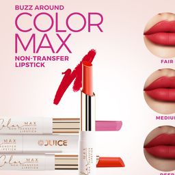 JUICE Set Of 3 Color Max Non-Transfer Lipsticks - M02 - M11 - M12 image 3