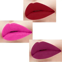 ForSure Xpression Set Of 3 Long Lasting Matte Lipsticks 3.5 gm Each image 3