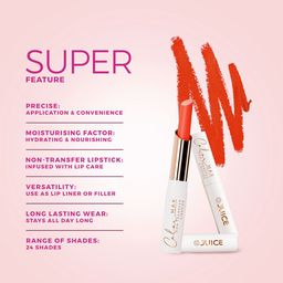 JUICE Set Of 3 Color Max Non Transfer Lipstick- Shade- M01- M06- M07 image 3