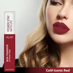 Forsure Set of 3 Power Stay Matte Lips Non-Transfer 12 Hours Stay Velvet Matte Liquid Lipstick - Deep Brown 16 - Mauve Matte 23 - Deep Red 22 image 5