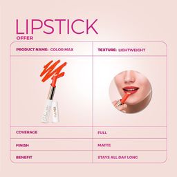 JUICE Set Of 3 Color Max Non-Transfer Lipsticks - M02 - M18 - M19 image 4
