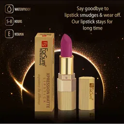 ForSure Xpression Set Of 2 Long Lasting Matte Lipsticks 3.5 gm Each-Rust Brown 301 & Magenta 302 image 2