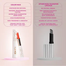 JUICE Set Of 3 Color Luxe Color Max & Play Up Lipsticks - 7.8 g - MCR05 - M15 - M05 image 2