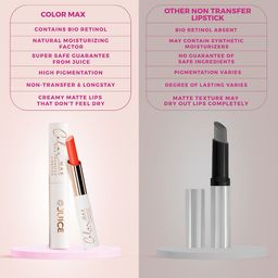 JUICE Set Of 3 Color Luxe Color Max Play Up Lipstick -7.8 g - MCR04-M04-M02 image 2