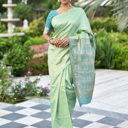 anouk rustic Anouk Woven Design Chanderi Saree-picture-11