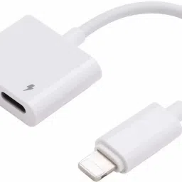 ENMORA White 2in1 Charging and Audio Cable Compatible for iPhone J82 Phone Converter-image-26