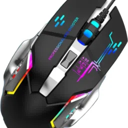 toypapa gaming mouse with rgb light | gaming mouse wired with sensor led light Wired Ambidextrous HybridGaming Mouse-picture-18