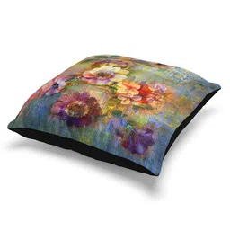 BIANCA Set of 5 Multi Printed Cushion Covers 16 Inches X 16 Inches image 2