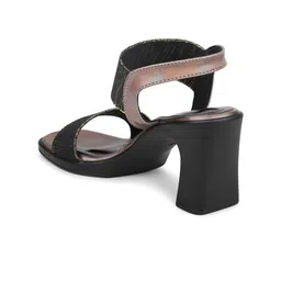 Inc 5 Textured Open Toe Block Heels With Backstrap image 2
